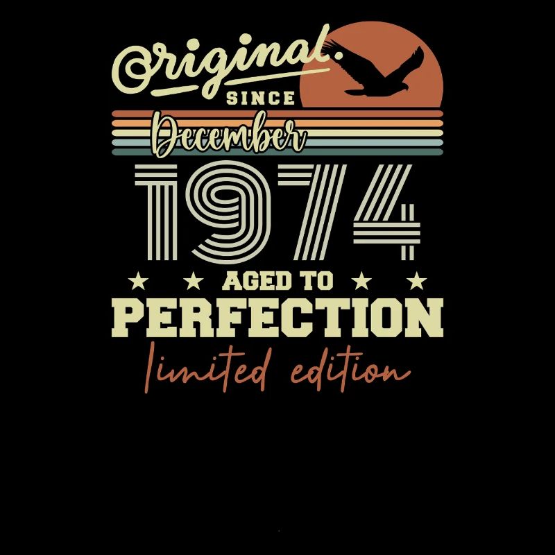 Anniversaire 51 ans | Originale Décembre 1974