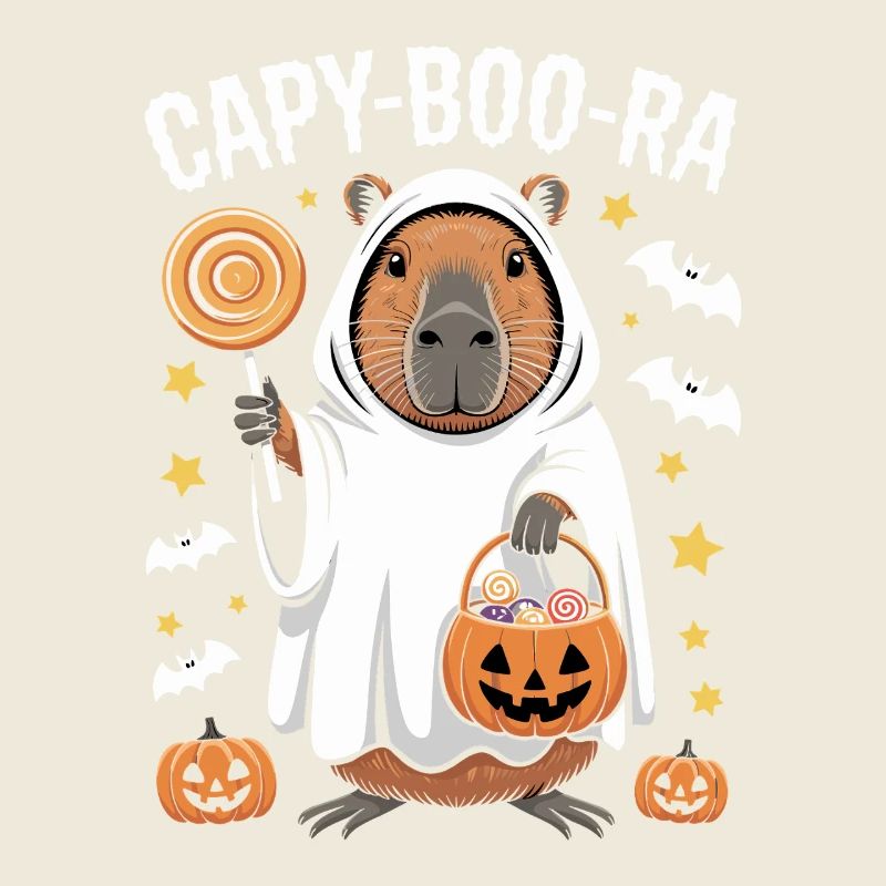 Capybara Halloween Capy-Boo-Ra Fun