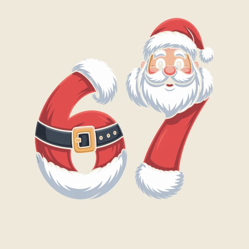 Chiffres de Noël 6 et 7 avec le Père Noël