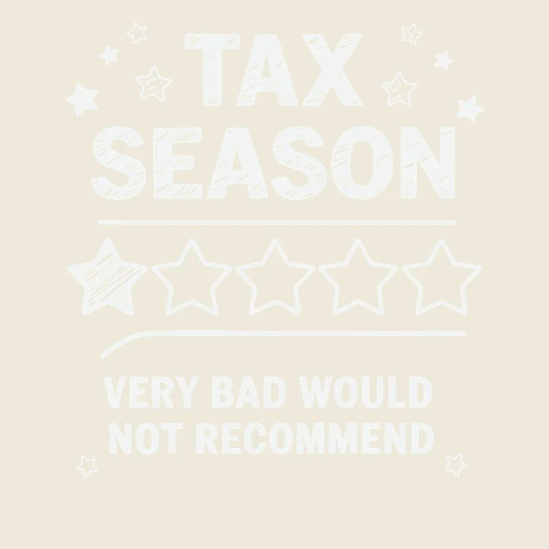 Saison des impôts - Conception de la note 1 étoile