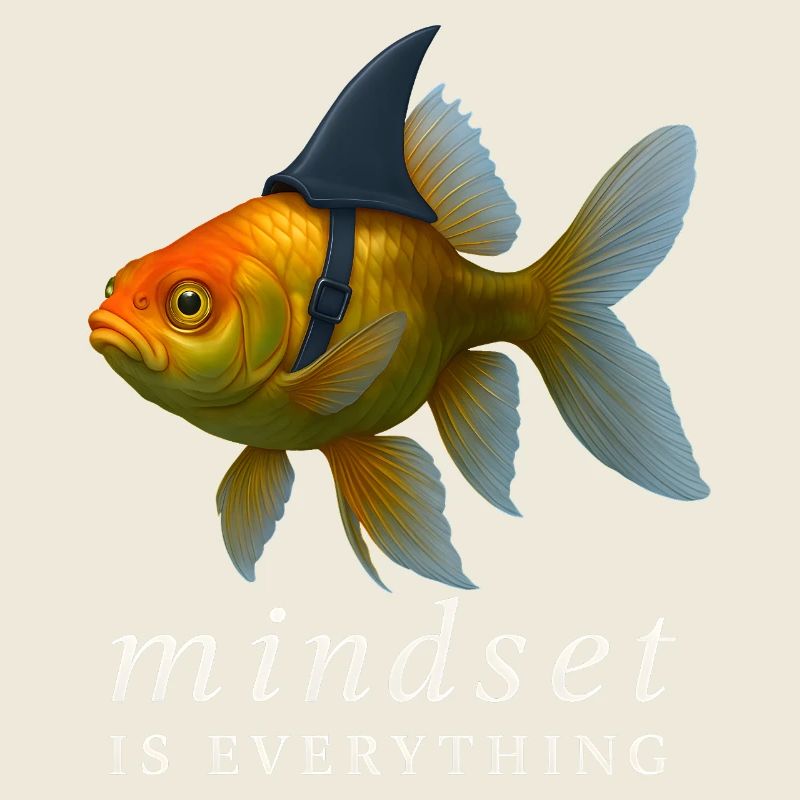 Mindset is Everything Goldfish, Motivational 