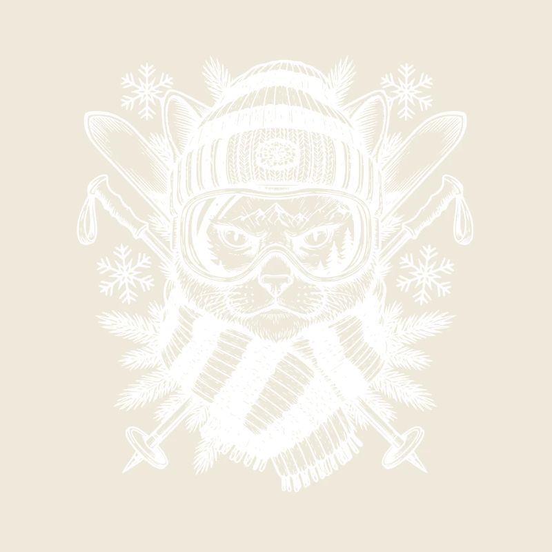 Ski chat Illustration Ski