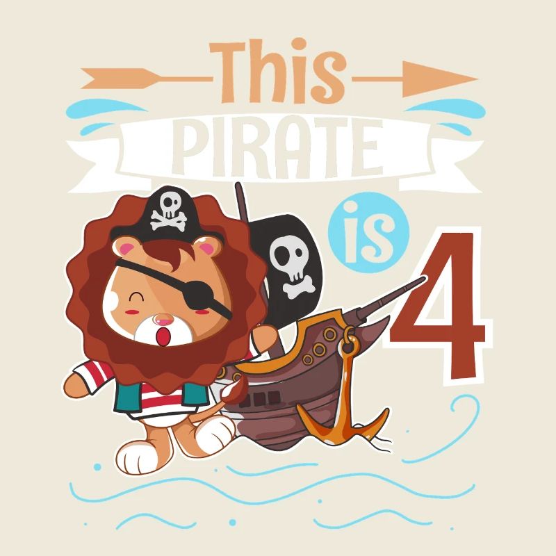 4th Birthday Pirate
