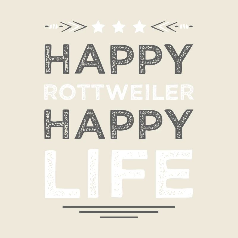 Rottweiler Lebensfreude Design