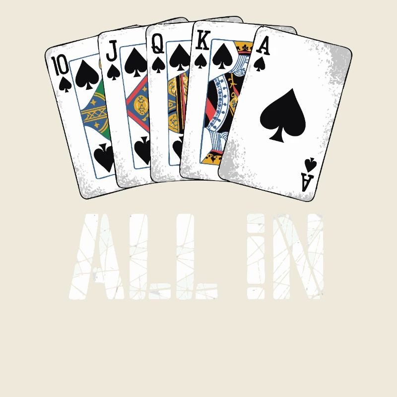 Poker Royal Flush - ALL IN Design
