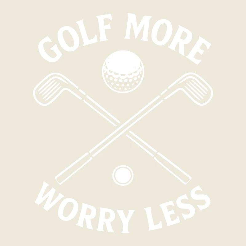 Golf Plus d’inquiétude Moins drôle Citation de golf