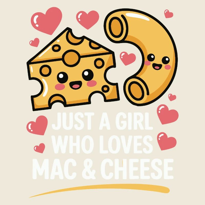Mac & Cheese Lover - Kawaii Design