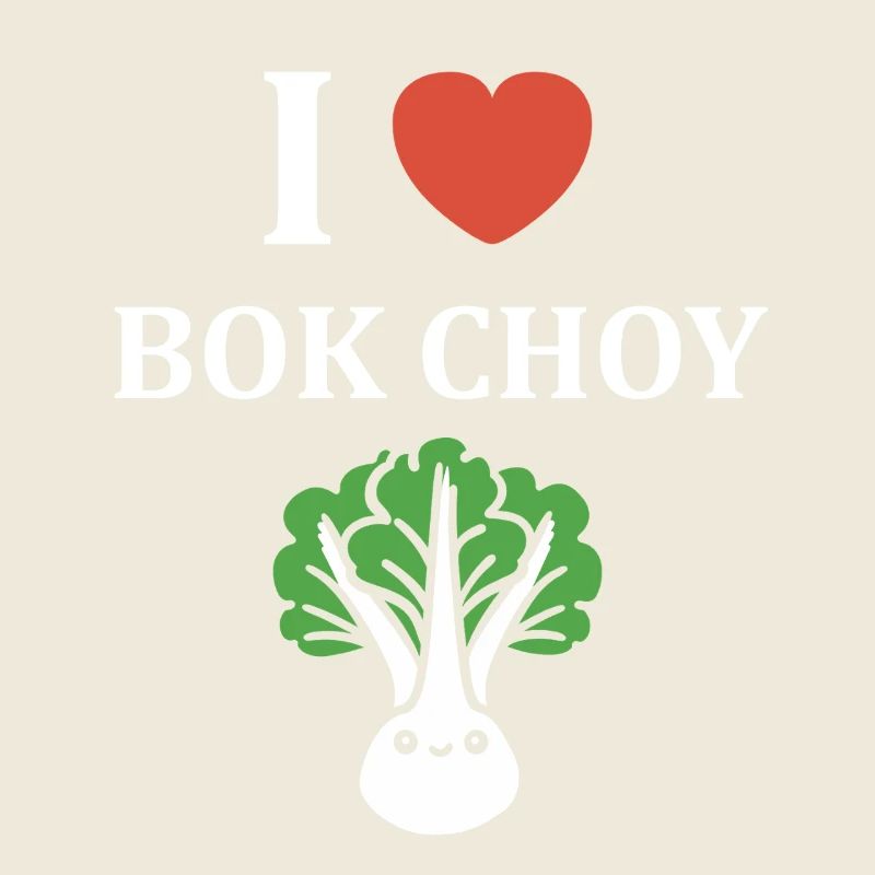 J'aime Bok Choy Tee Vert
