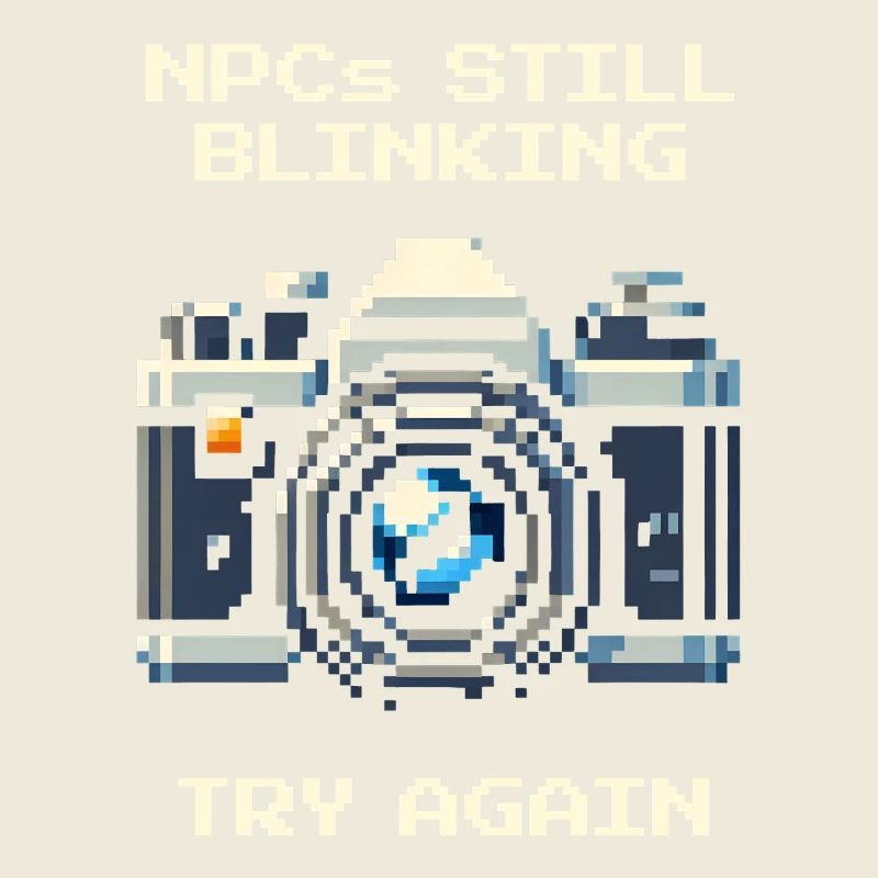 NPC is still blinking | Try again, portrait