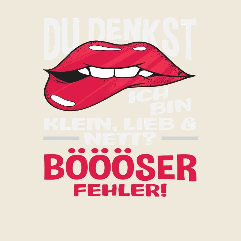 Böser Fehler Lippe Spruch Geschenk