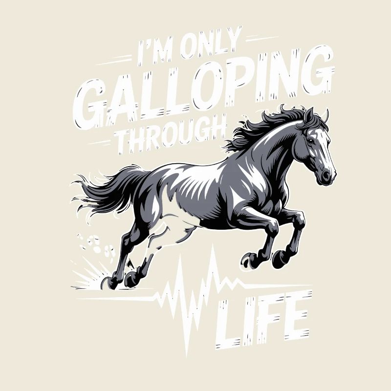 Je galope dans la vie