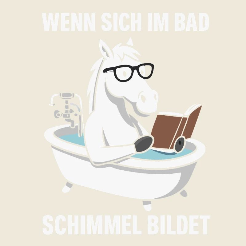Badlesendes Pferd mit Schimmelwitz