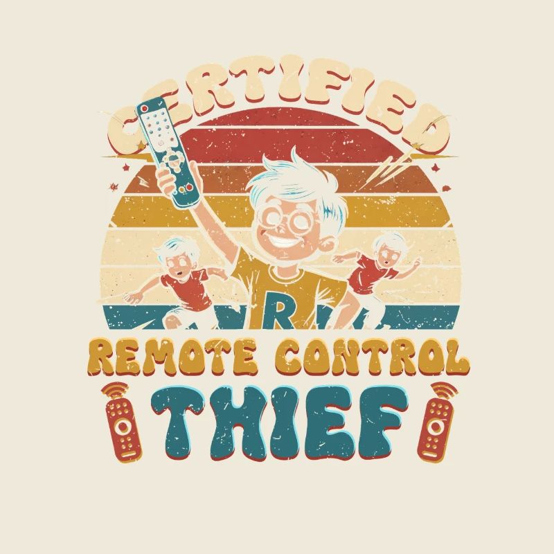 Geschwister Bruder Schwester Remote Control Thief