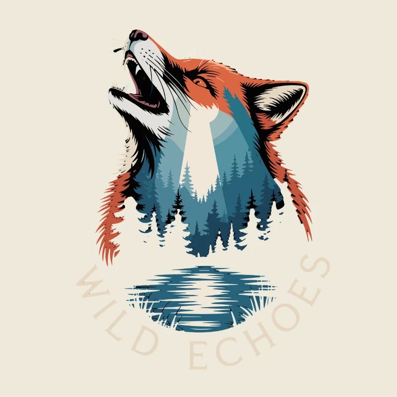 Wild Echoes Forest Fox Nature Landscape