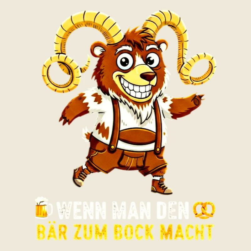 Bär zum Bock machen - Lederhose Satire