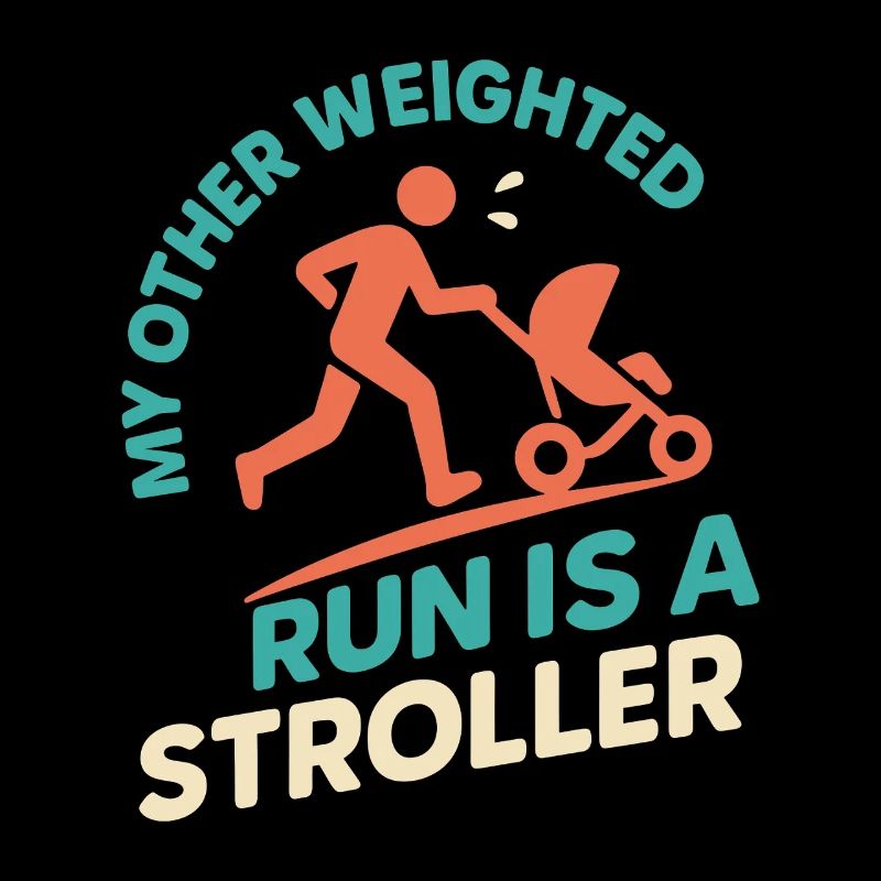 Running Mom, Dad, Jogging Parents