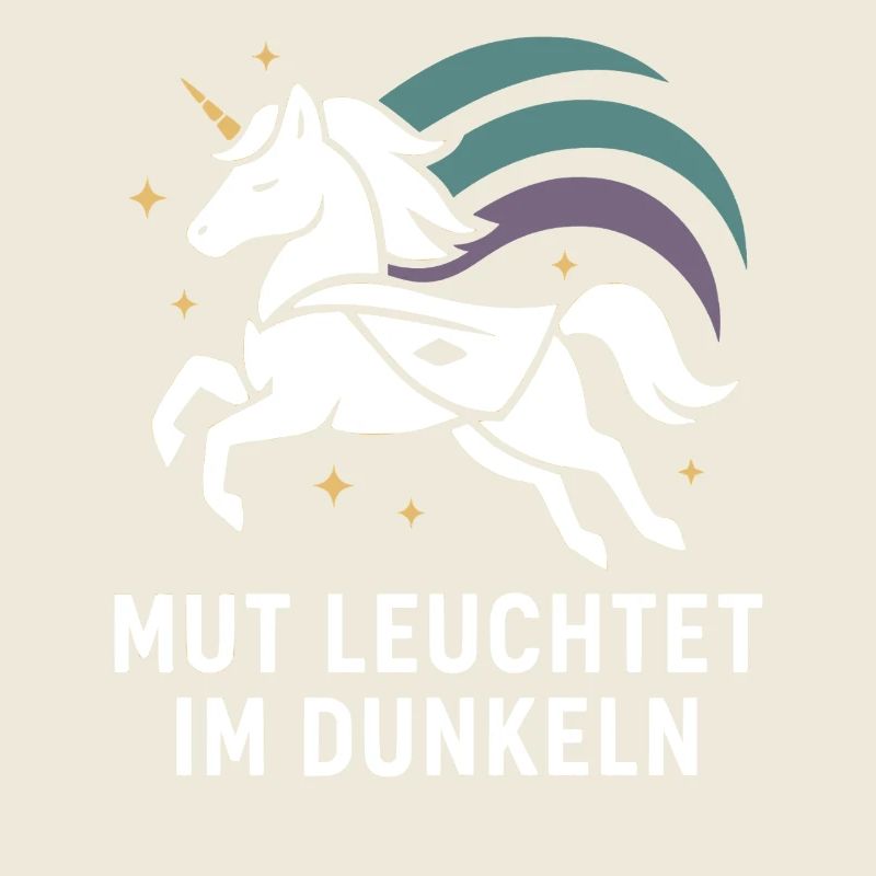 Courage shines in the dark, unicorn heroine
