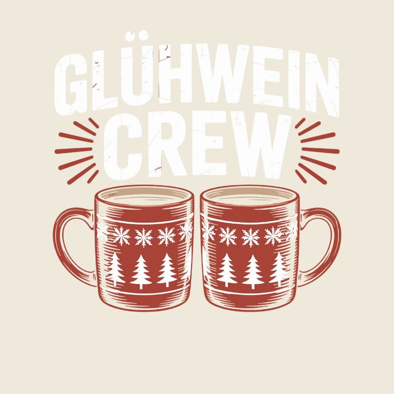 Équipe du vin chaud Marché de Noël joyeux