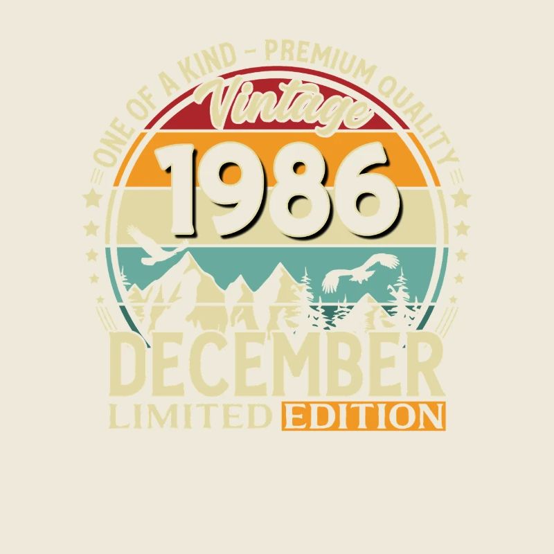 39e anniversaire Millésime décembre 1986