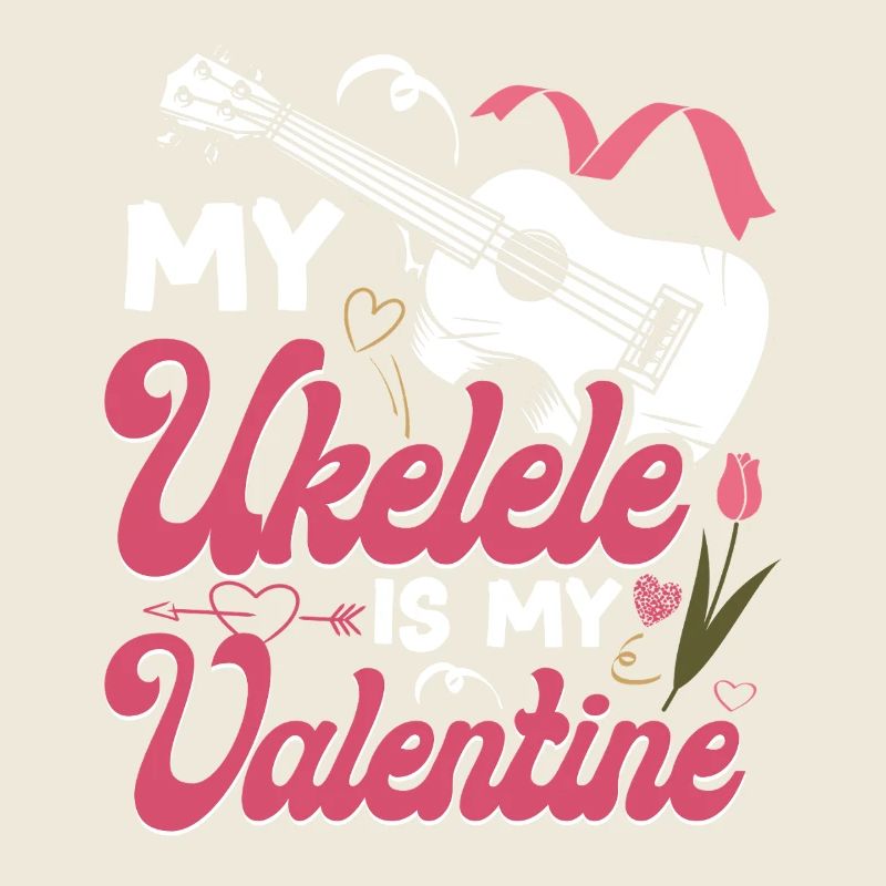 Hawaiian Ukulele Uke Valentines