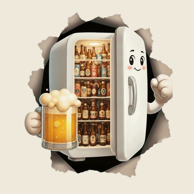 Kühlschrank Bier