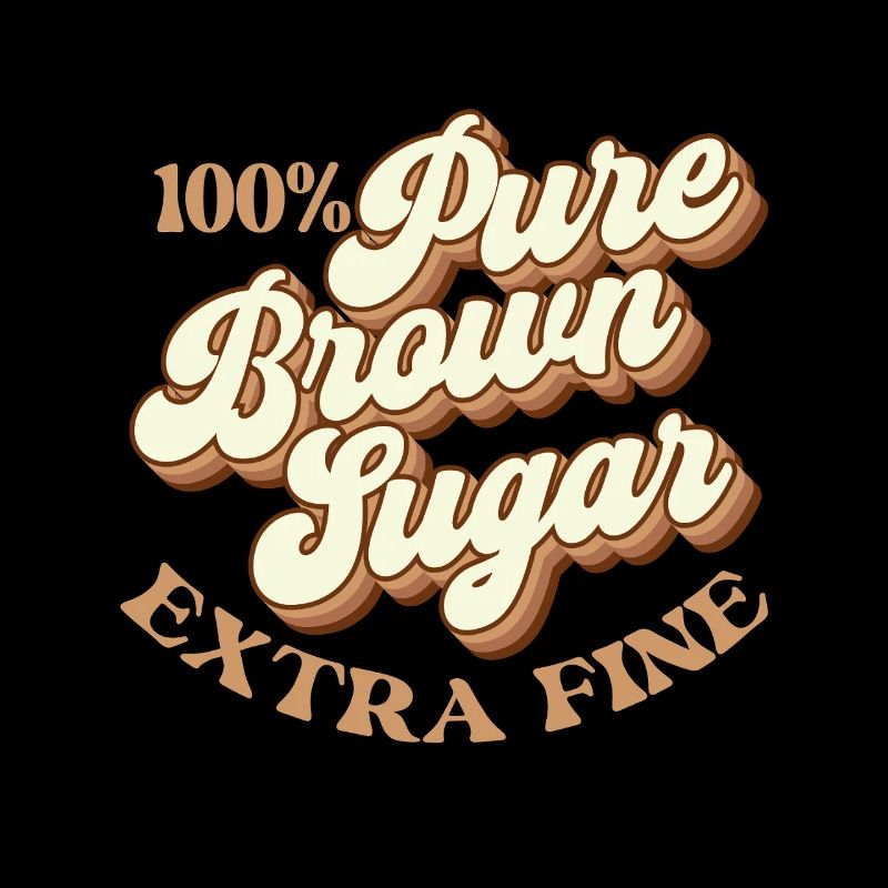 100 % reiner brauner Zucker – Melanin Magic