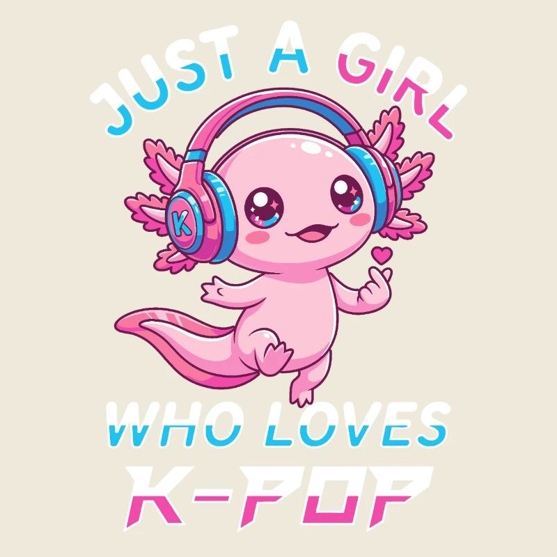 Juste une fille qui adore les axolotls de K-Pop