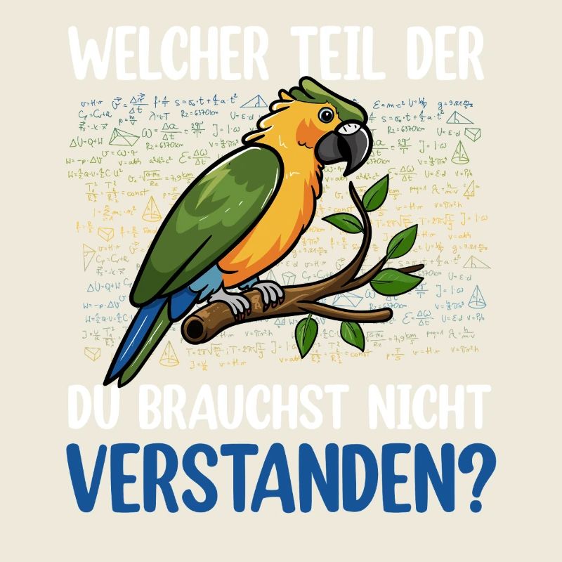 Farbenfroher Papagei Verstehen?