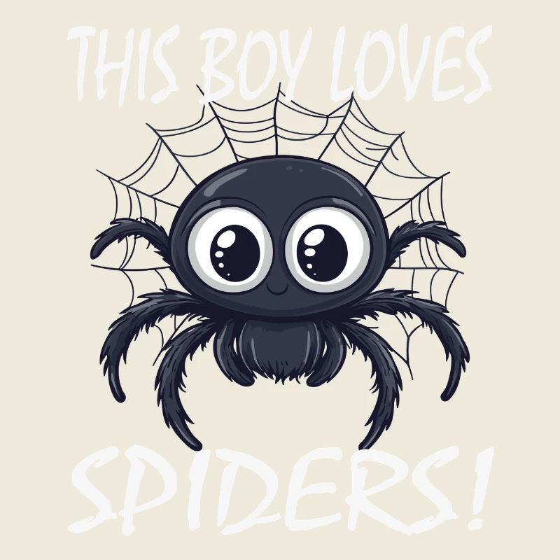 Boy loves spiders
