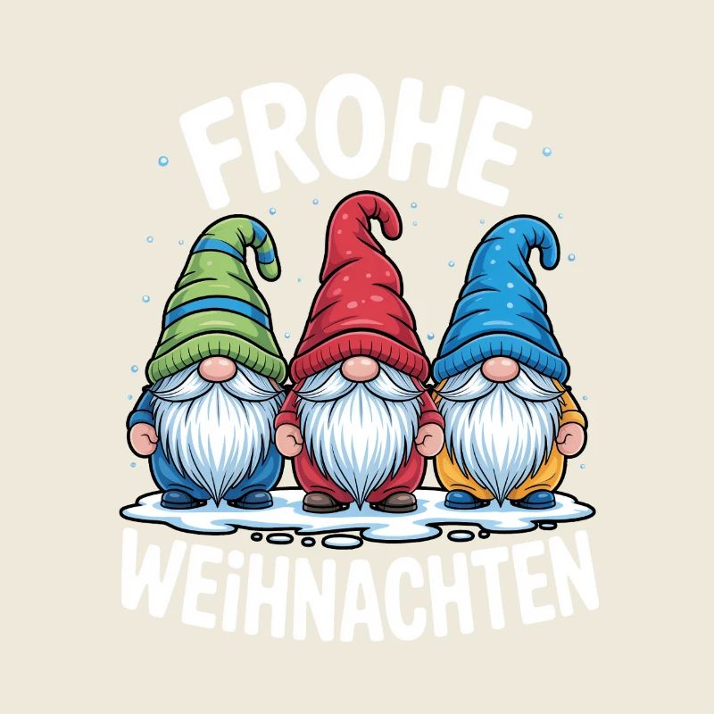 Merry Christmas Gnome Trio