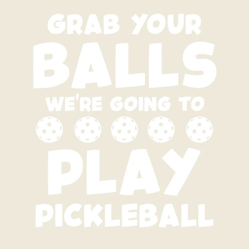Pickleball Motto Schriftzug