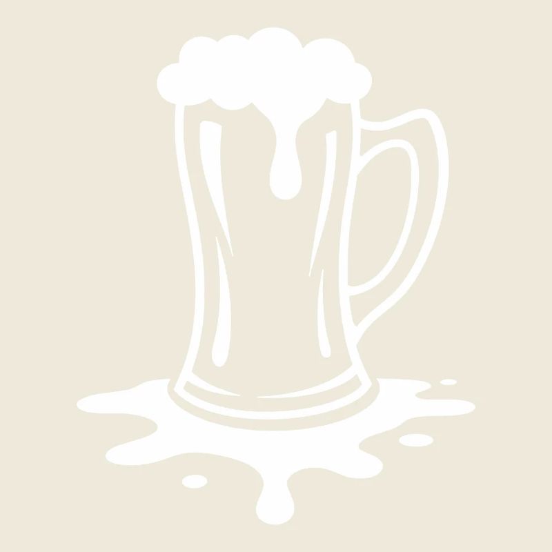 Overflowing Beer Mug Foam Party