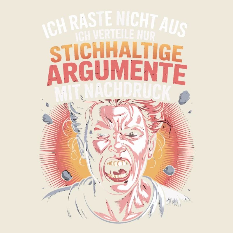 Stichhaltige Argumente Comic Frau