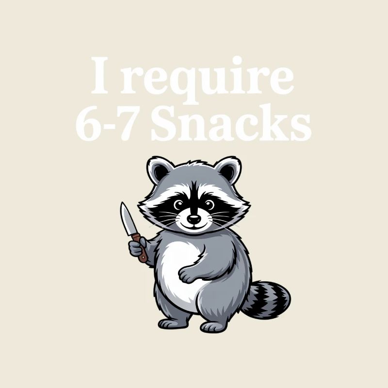 6-7 Internet Meme Cooler 6 7 Raccoon