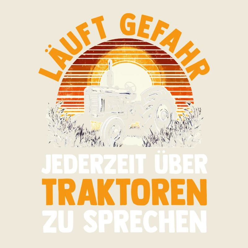 Trecker Landwirt Bauer Traktorfahrer Traktor