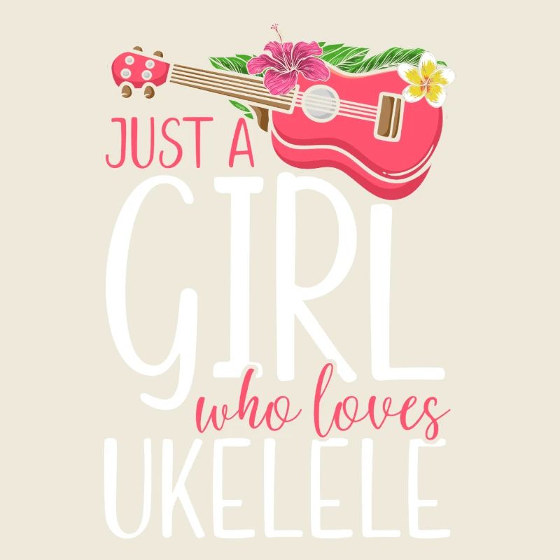 Hawaiian Ukulele Uke Girl Just A