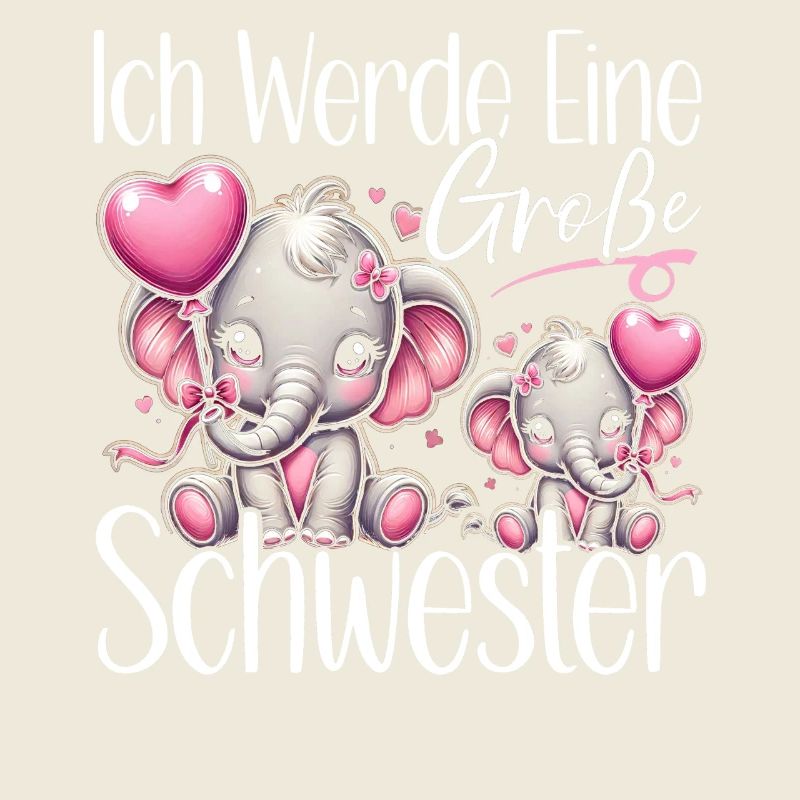 Große Schwester Elefanten Älteres Geschwisterkind