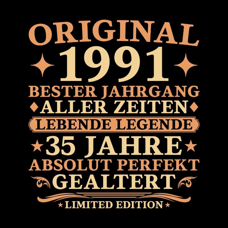 Présent original pour le 35e anniversaire de l’année 1991