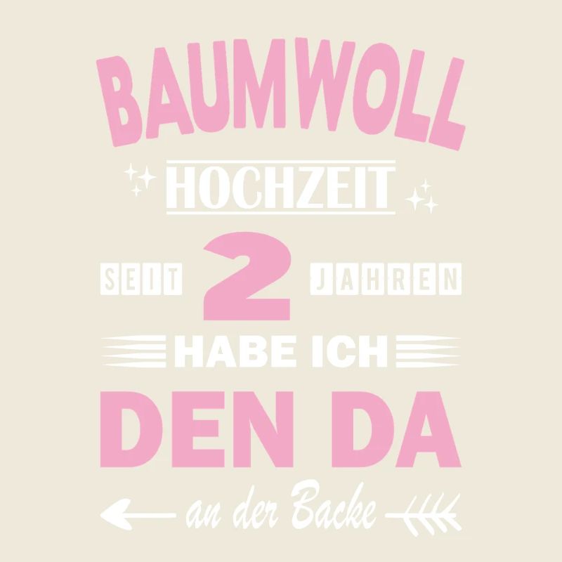 2. Hochzeitstag Jahrestag Ehefrau Geschenk