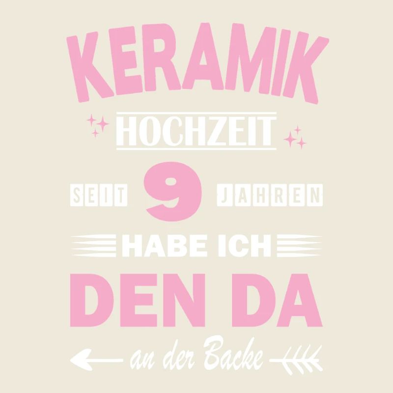 Keramikhochzeit 9 Hochzeitstag Jahrestag Ehefrau