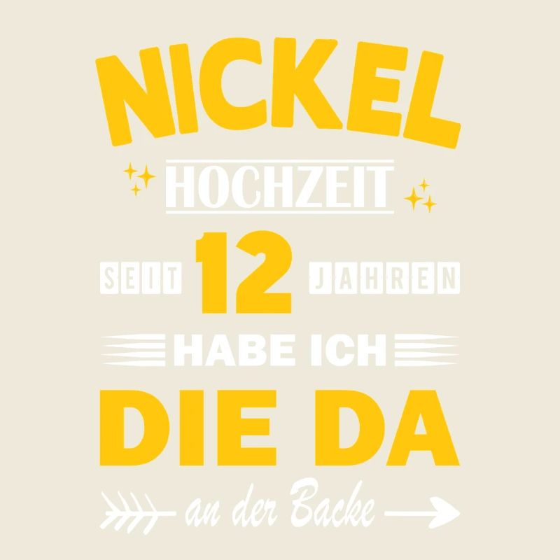 Nickel Wedding 12e anniversaire de mariage Mari