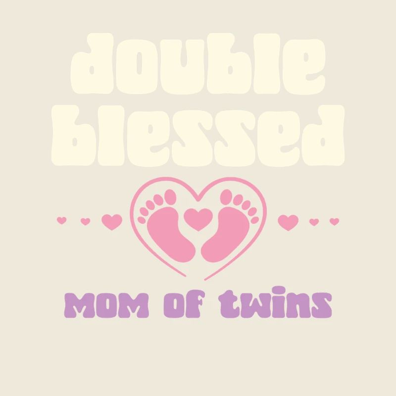 Maman jumelle double bénie