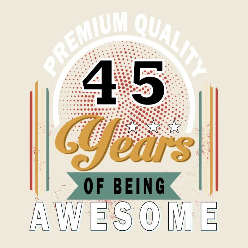 45 Jahre Awesome Jubiläum