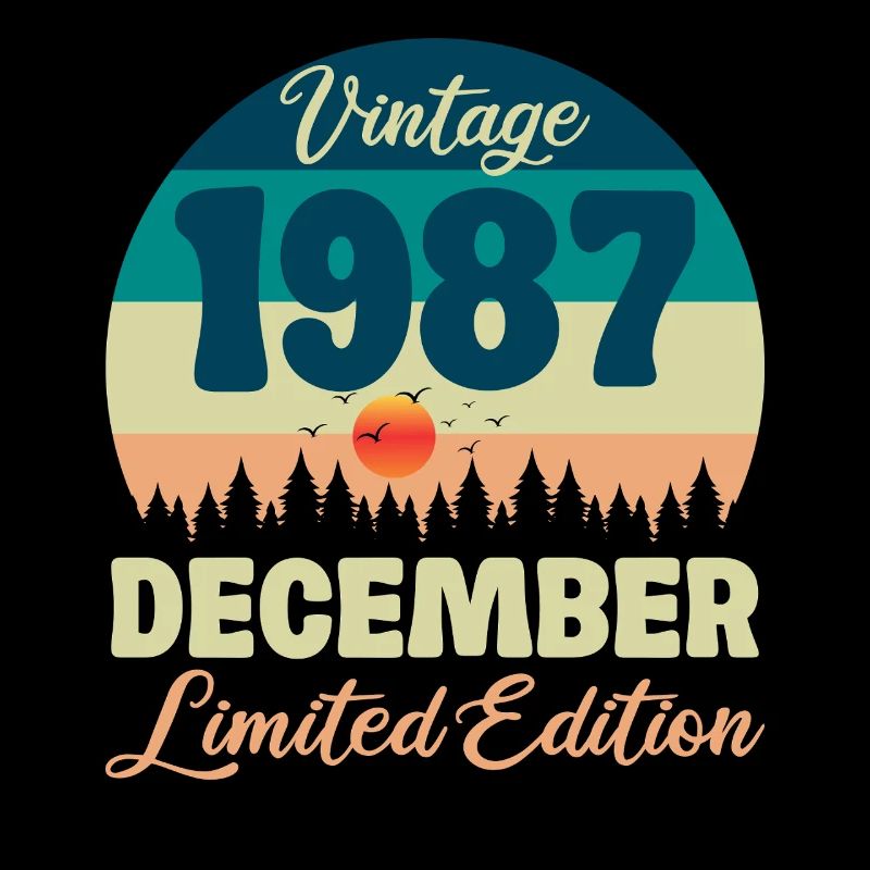 Anniversaire Décembre 1987 Cadeau D'anniversaire 