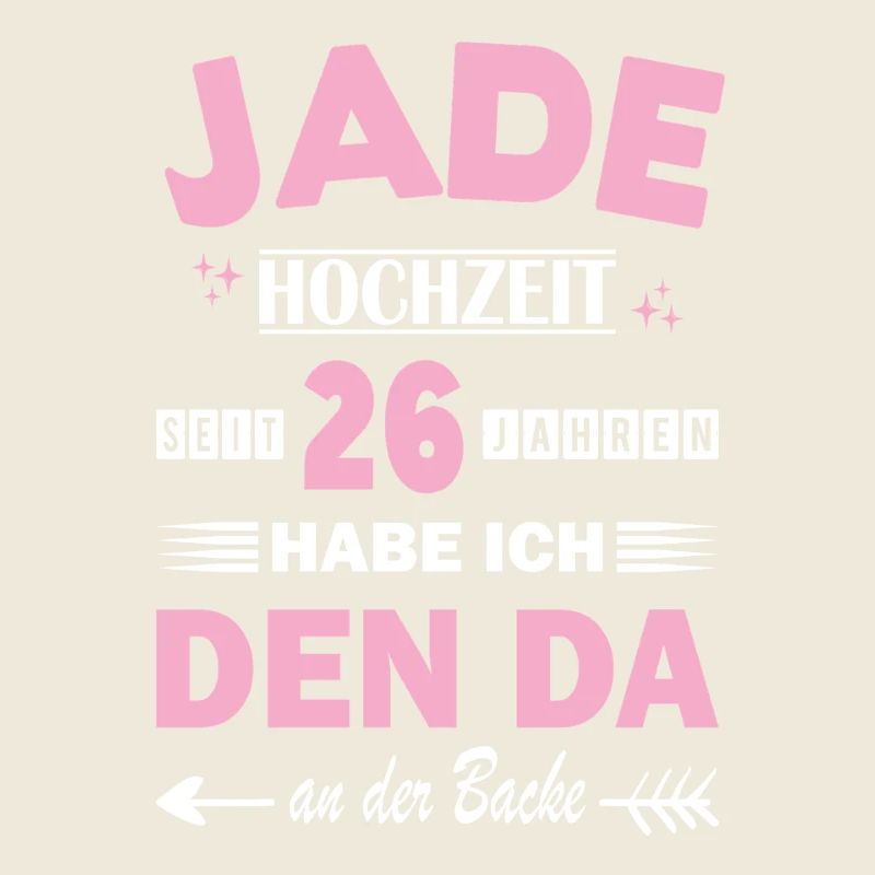 Jadehochzeit 26 Hochzeitstag Jahrestag Ehefrau