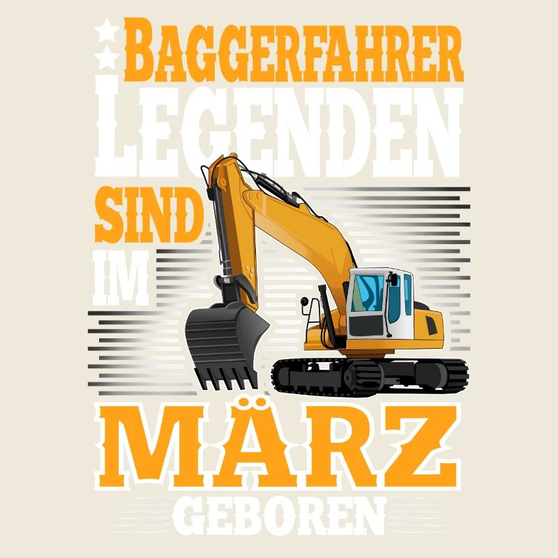 Baggerfahrer Geburtstag März