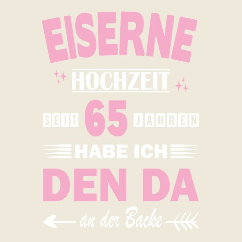 65 ans de mariage Anniversaire de mariage Fer à repasser