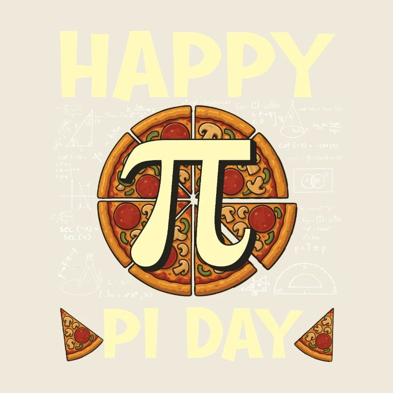 Happy Pi Day Funny Pizza Math Nerd 