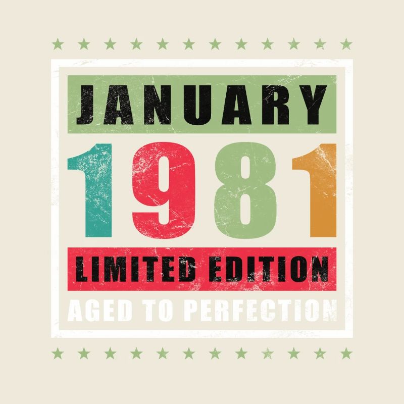 Janvier 1981 Édition limitée Perfection vieillie