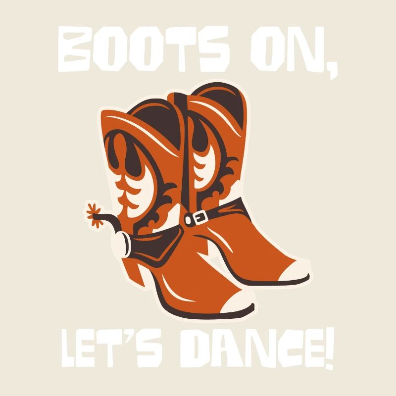 Bottes sur : Bottes de cow-boy dansant